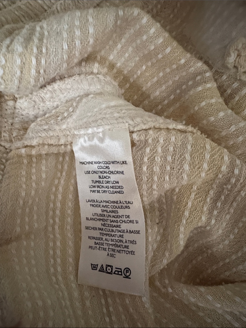 Free People Drawstring Cargo Capris in Cream Size M - Picture 8 of 8